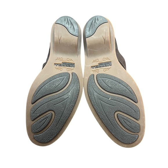 MERRELL WOMENS ADALINE Brown BLUFF BRACKEN ANKLE‎ BOOT SIZE 9.5 Canvas Leather - Picture 9 of 9